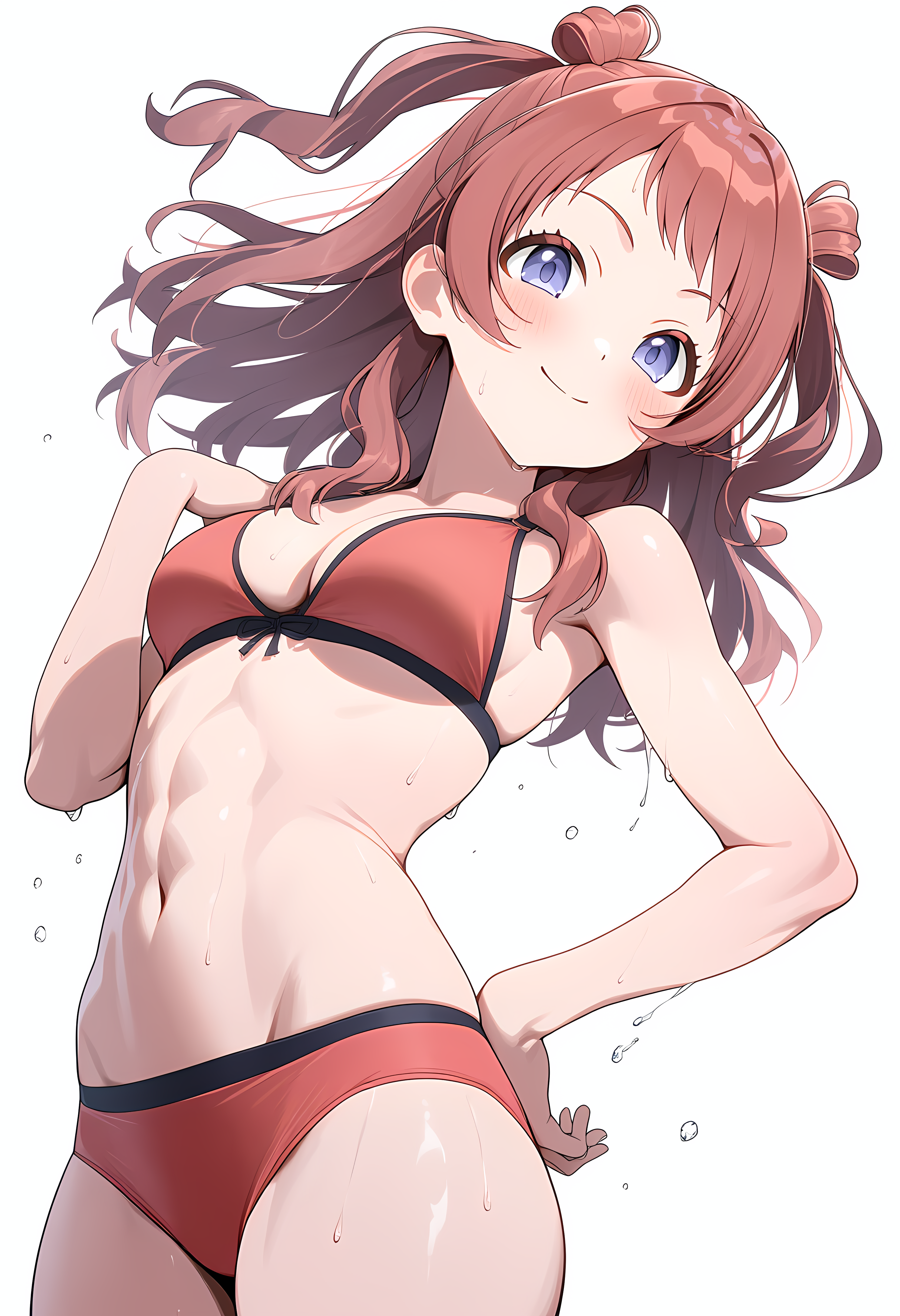 水着姿の花海咲季③