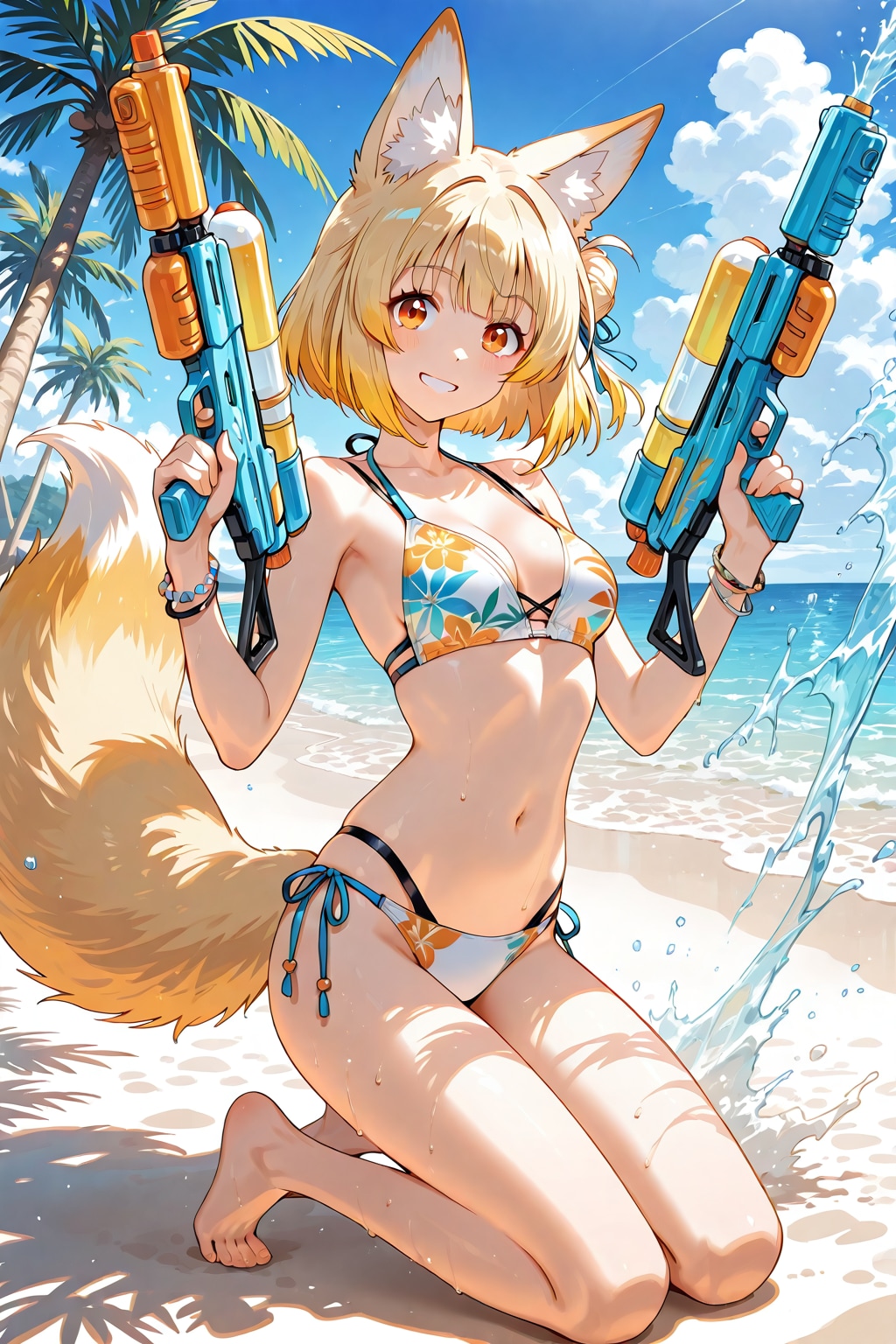 ヒナタの水遊び