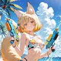 ヒナタの水遊び 4枚目
