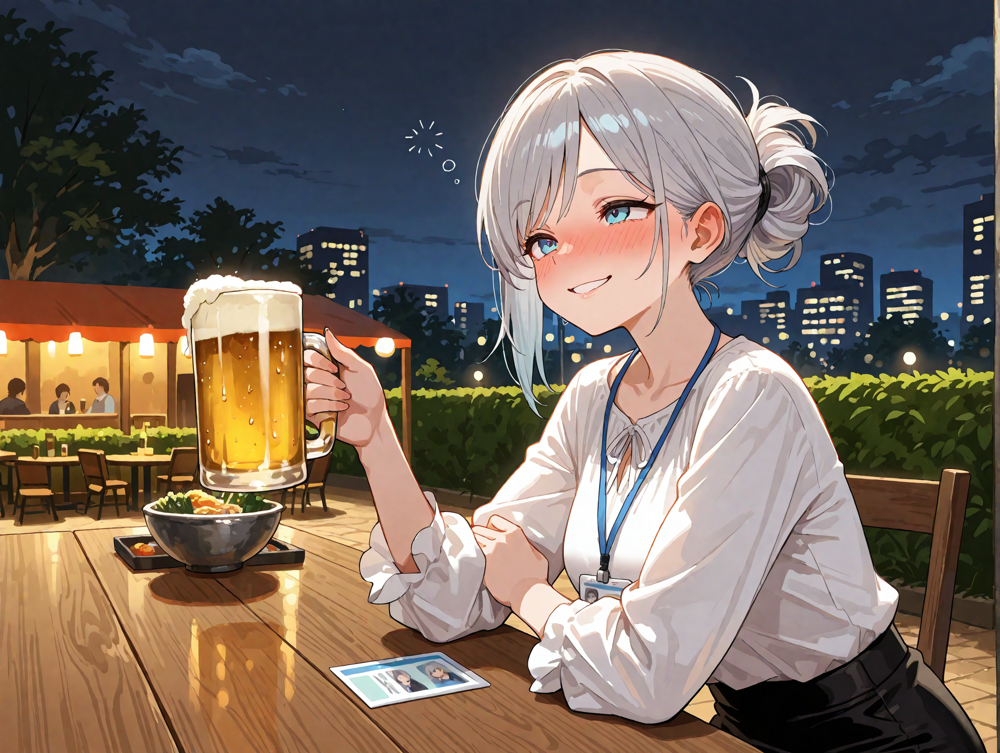 ビアガーデン | の人気AIイラスト・グラビア