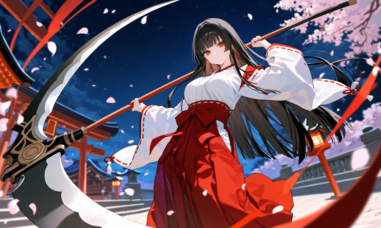 大鎌女子