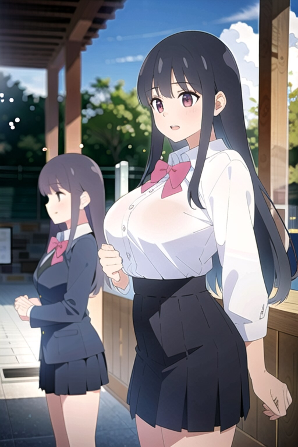 神様と大きさの違う双子姉妹