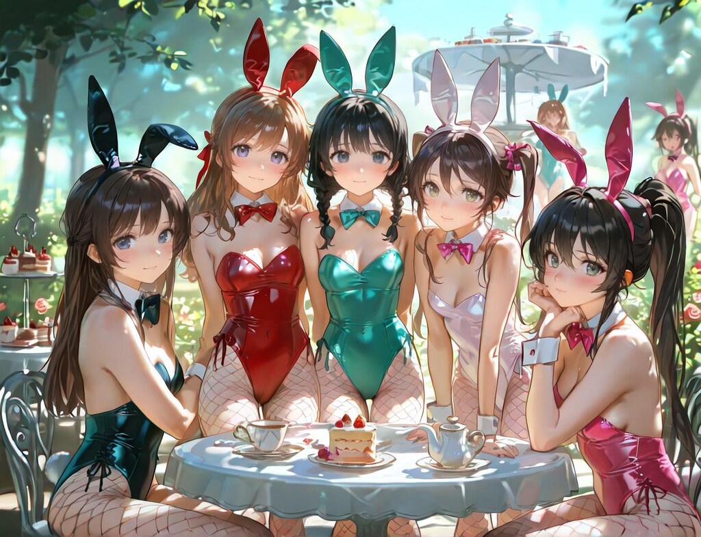 バニーのお茶会