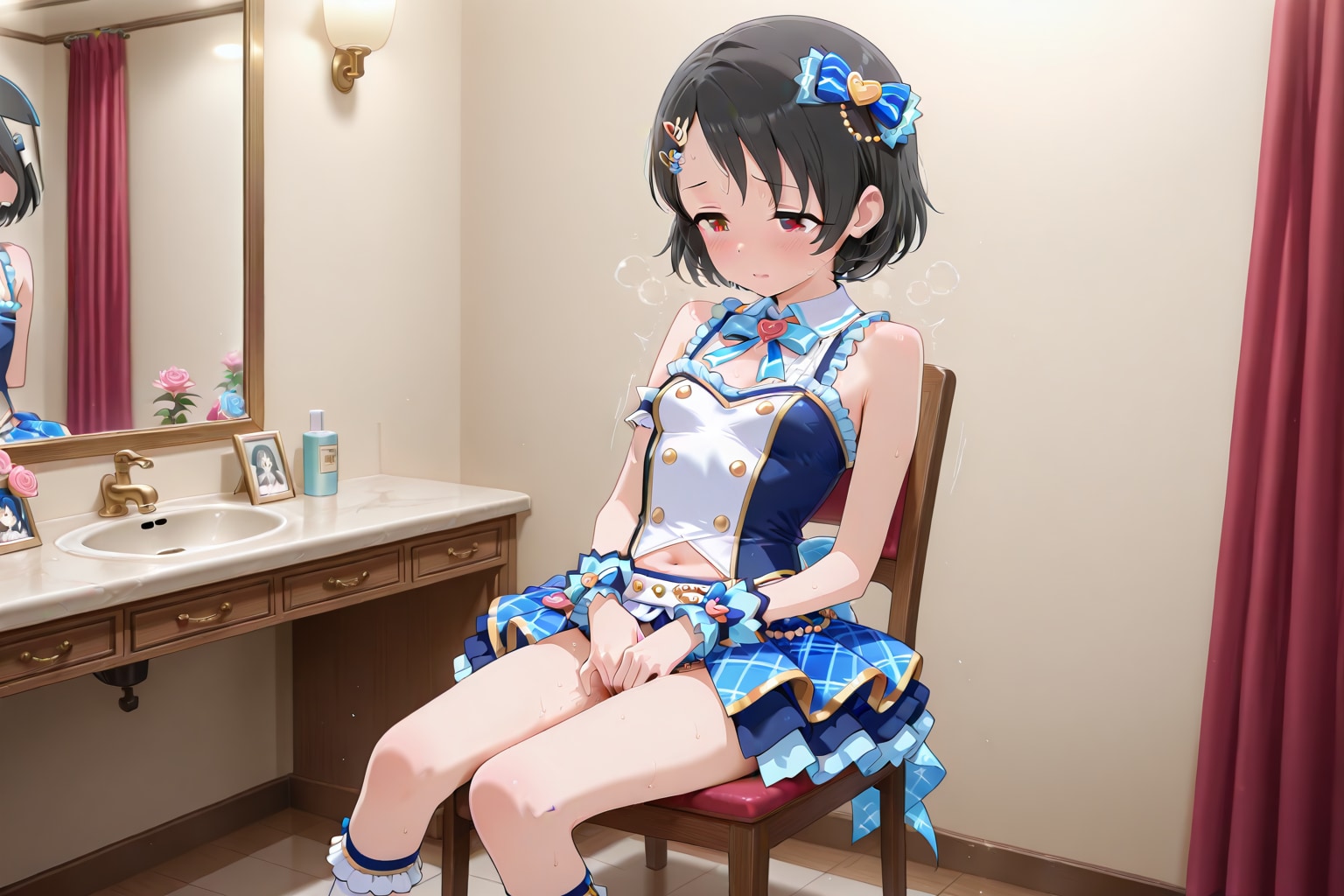 控室でこっそりオナニーする佐々木千枝
