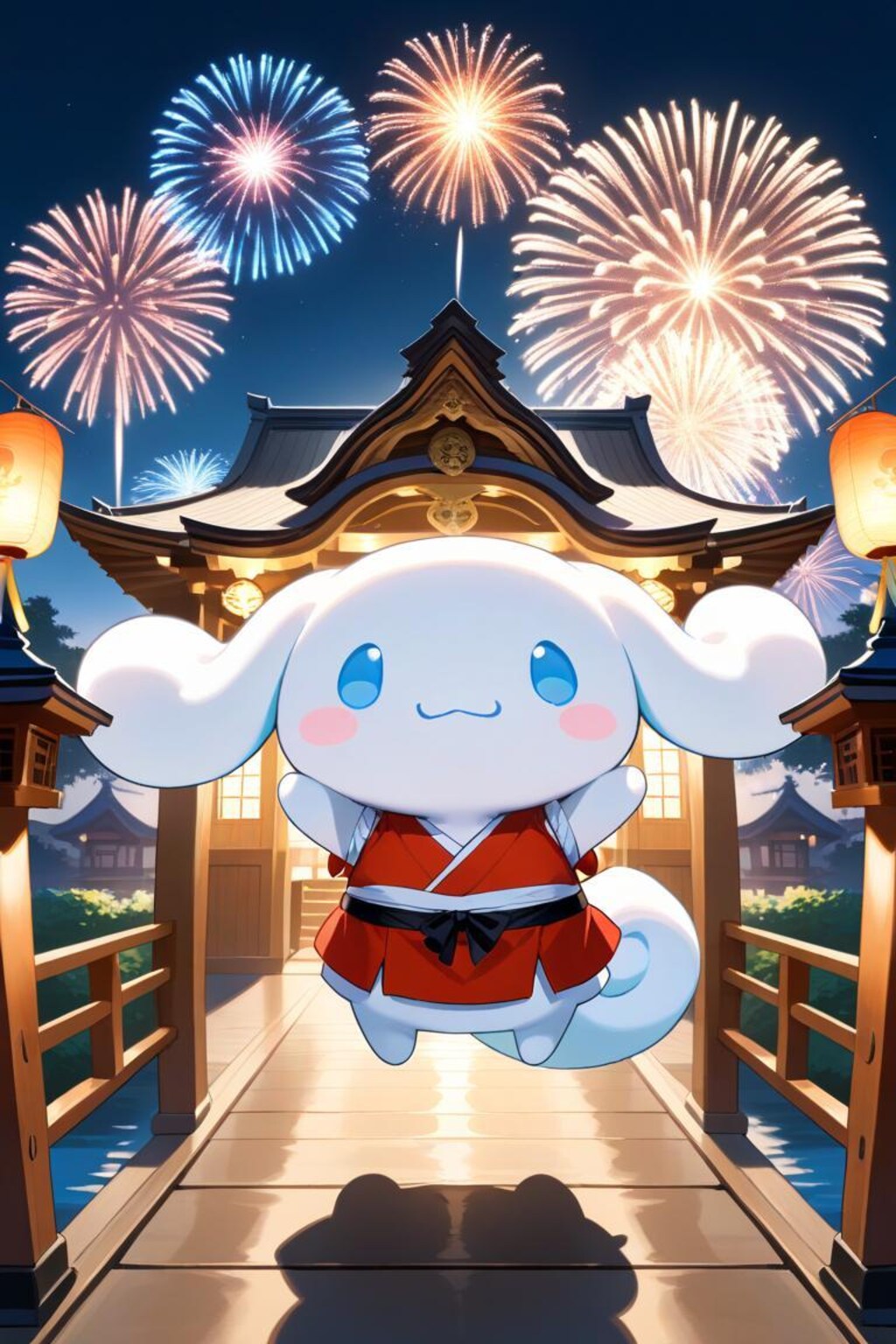 シナモロール　夏祭り