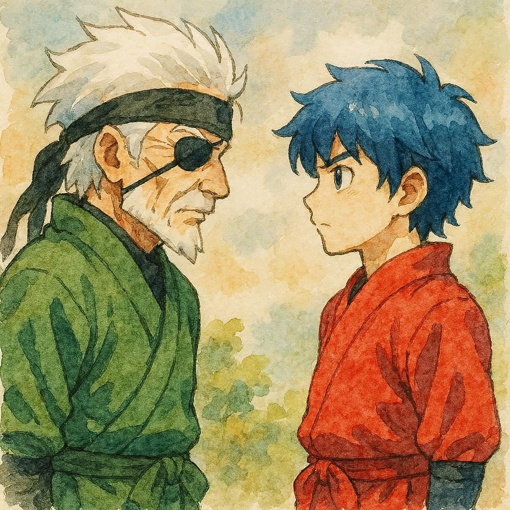 少年忍者、老忍者と邂逅する | の人気AIイラスト・グラビア