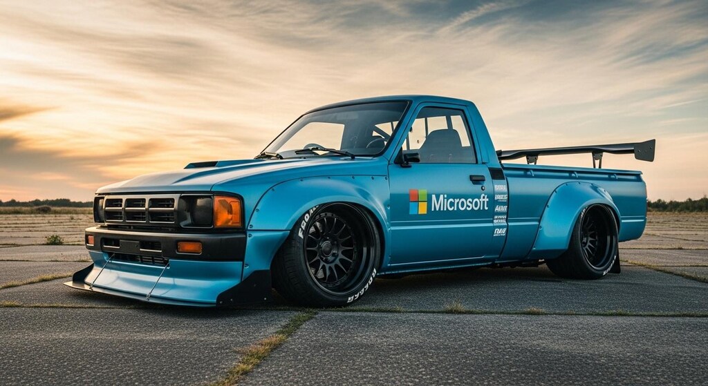 マイクロソフトハイラックストラック