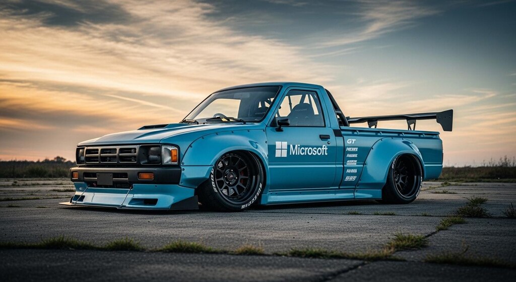 マイクロソフトハイラックストラック