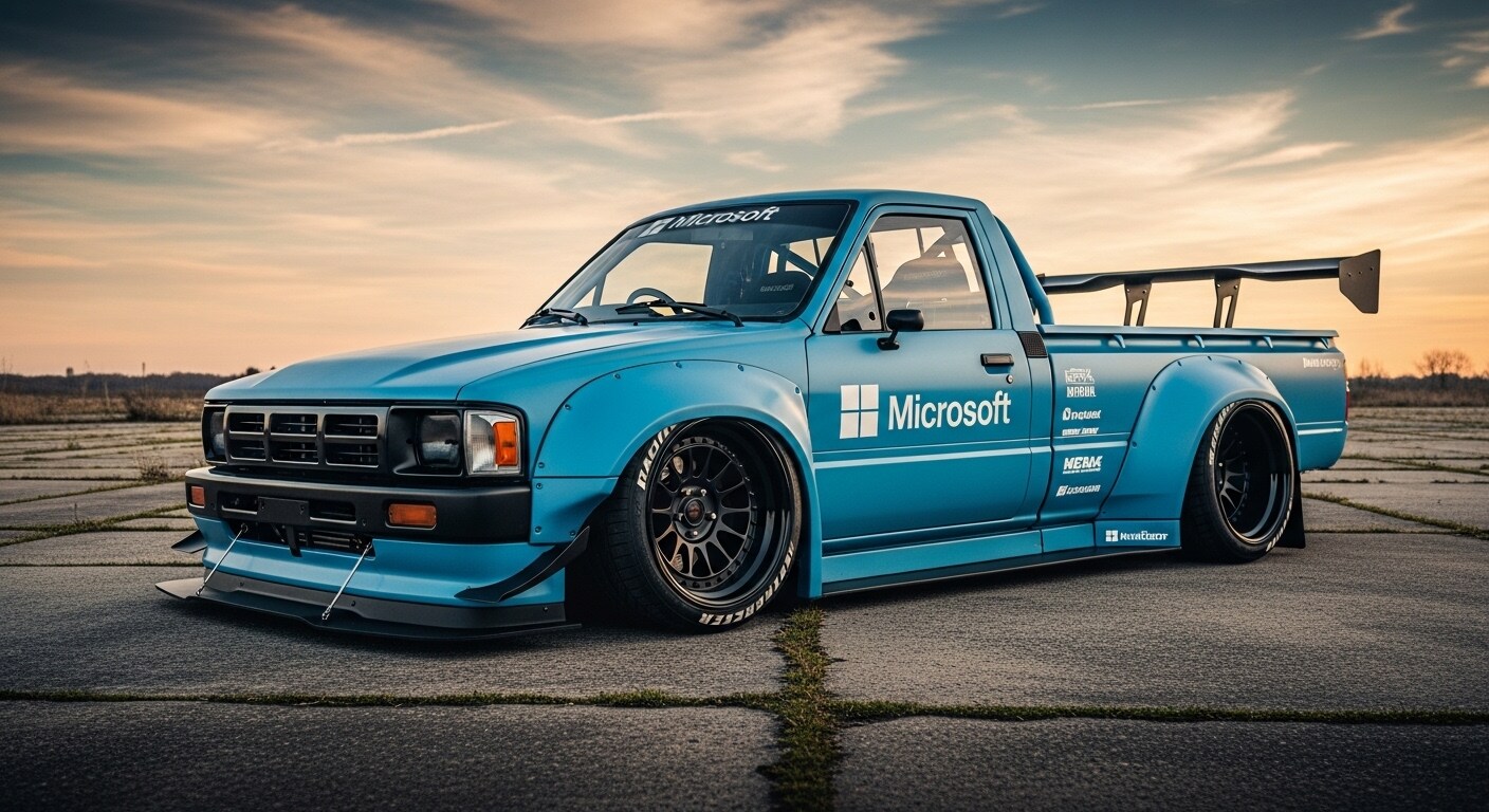 マイクロソフトハイラックストラック | の人気AIイラスト・グラビア