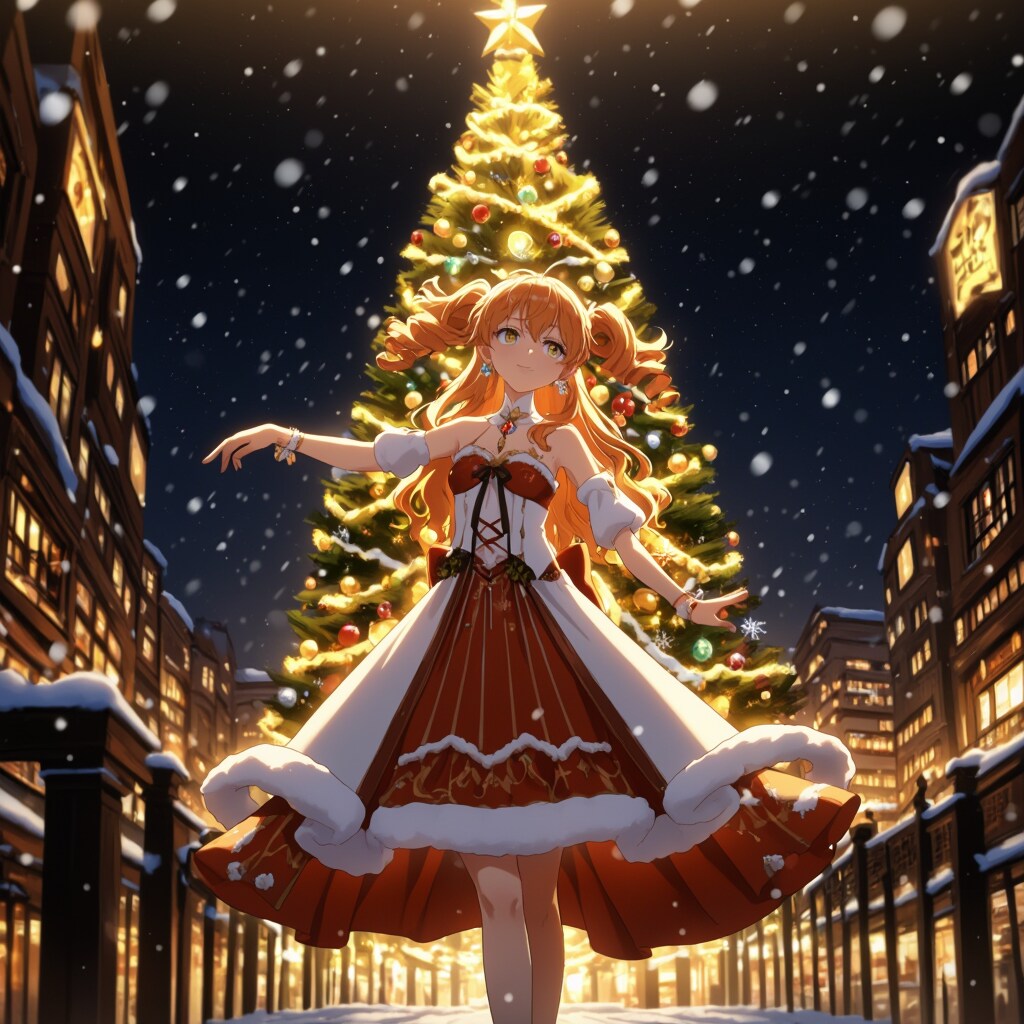 クリスマスの夜のダンス