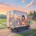 夕刻のアドトラック✨️ 2枚目