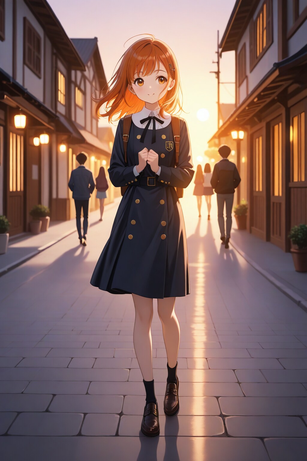 20260116夕方・帰り道 | の人気AIイラスト・グラビア