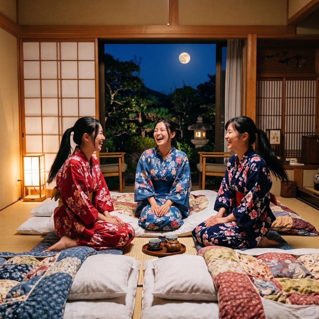 仲良し３人娘の卒業旅行
