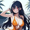 水着のリナちゃん 2枚目