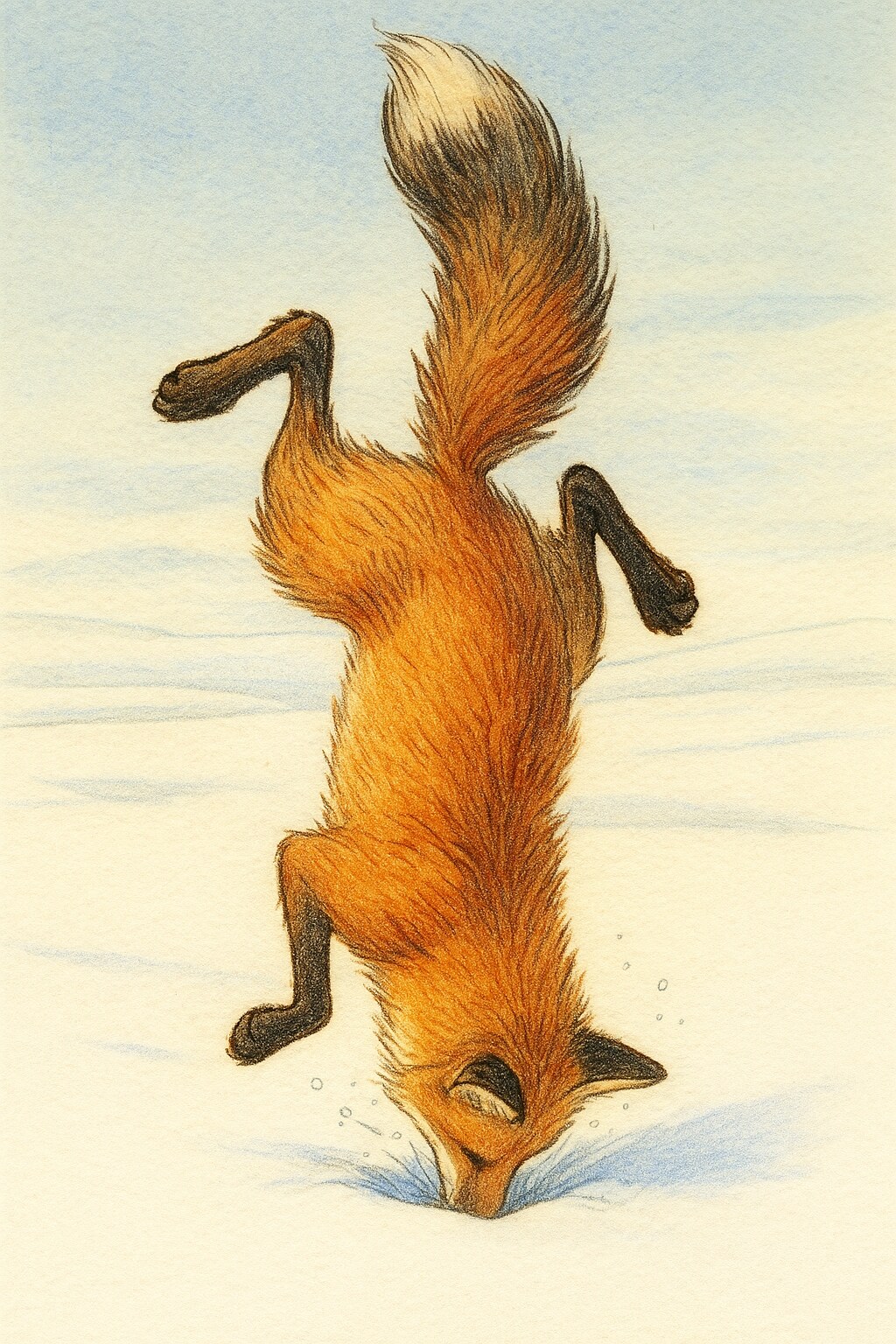 雪国のキツネさん | の人気AIイラスト・グラビア