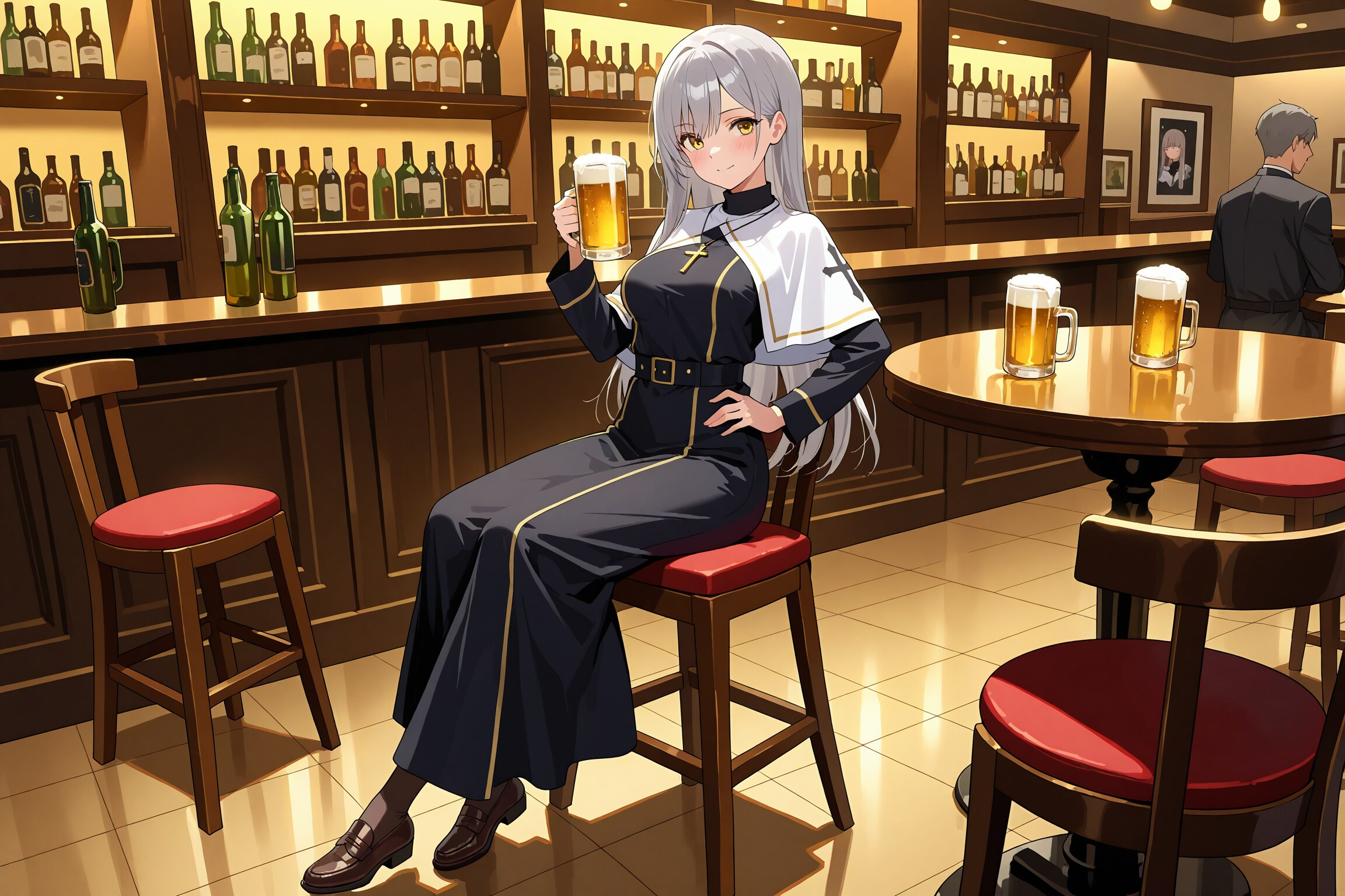 仕事終わりにビール