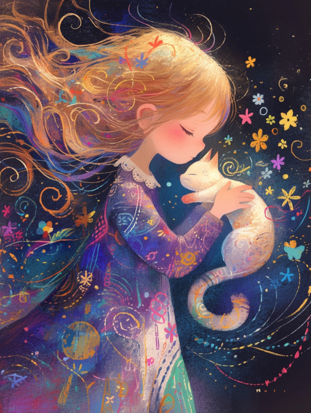 星降る夜のまじない猫