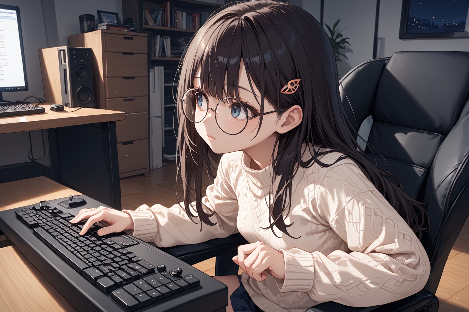 パソコン女子