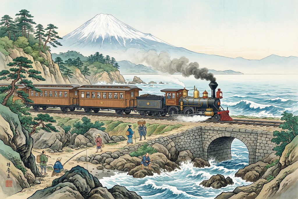 新橋～横浜・汽車の旅