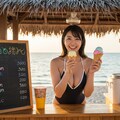 競泳美女、海の家 6枚目