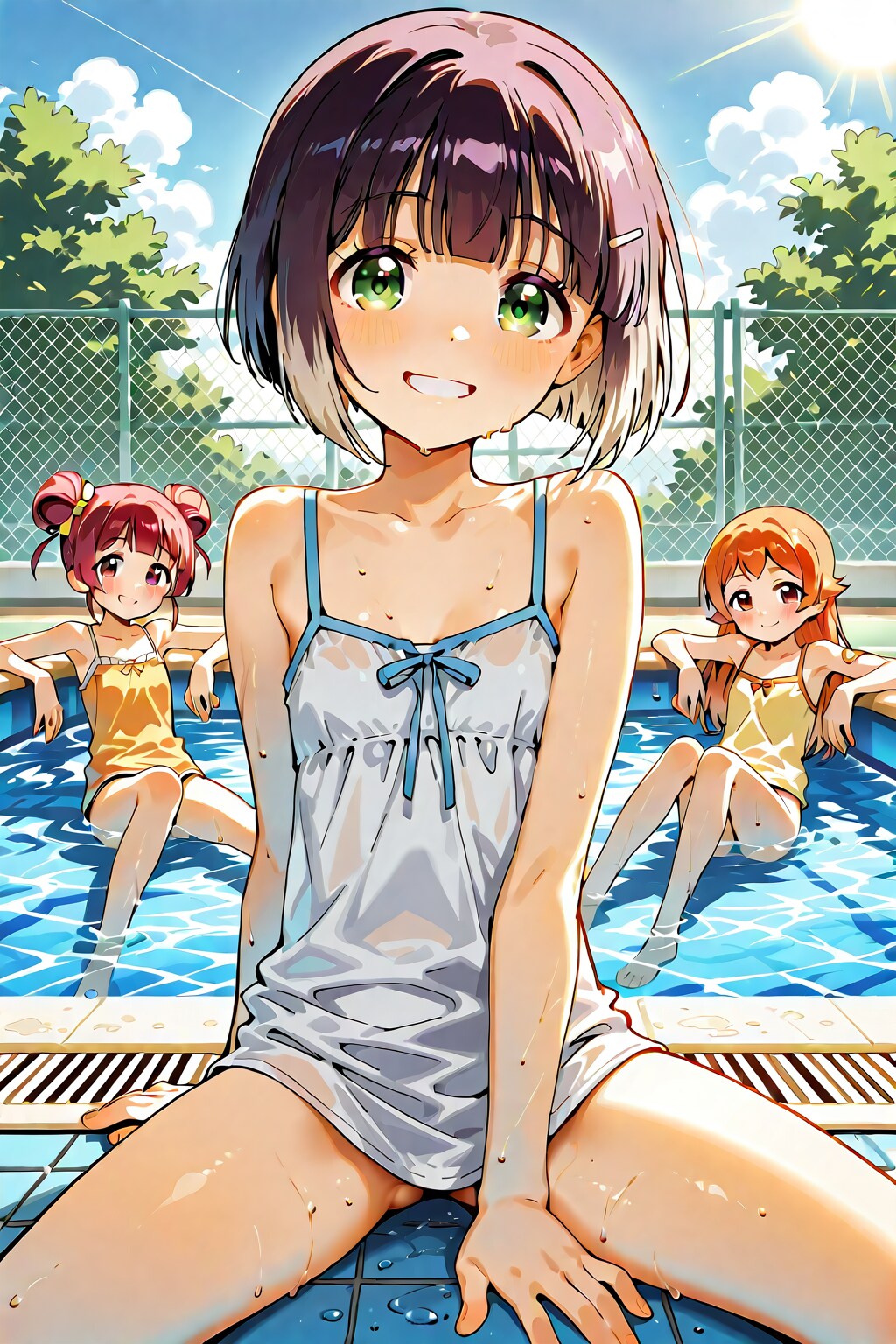 夏休みの学校プール解放日_五更珠希①