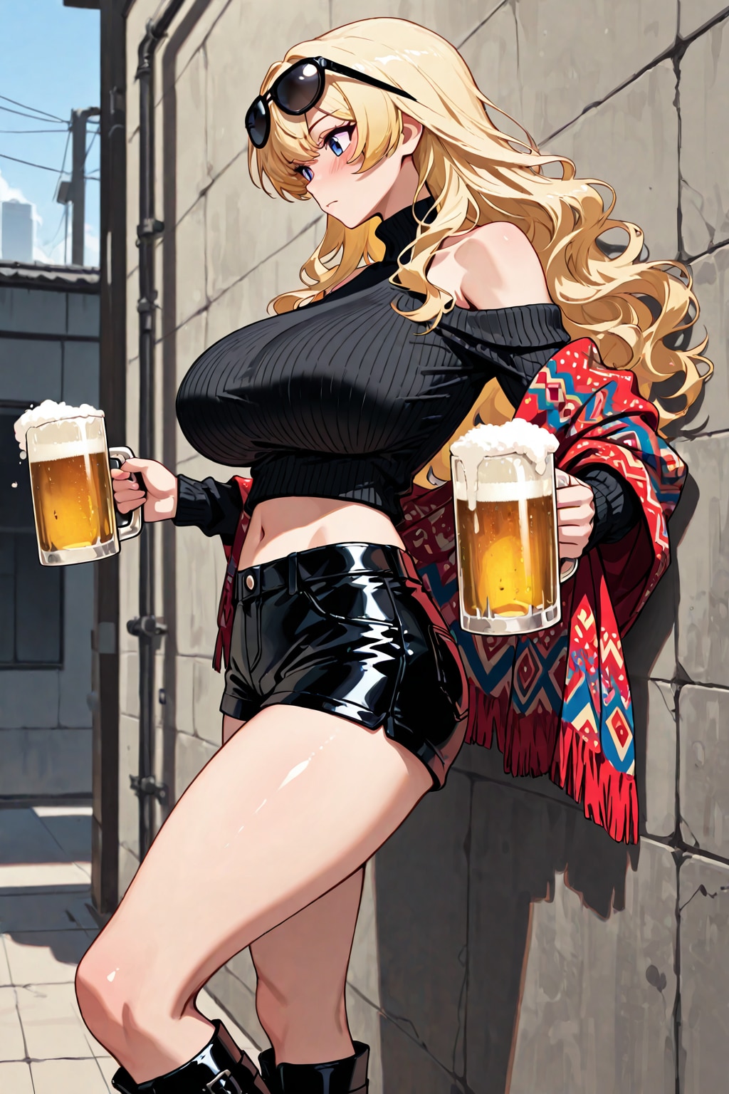 二丁拳銃（よその子なつみさん） | の人気AIイラスト・グラビア