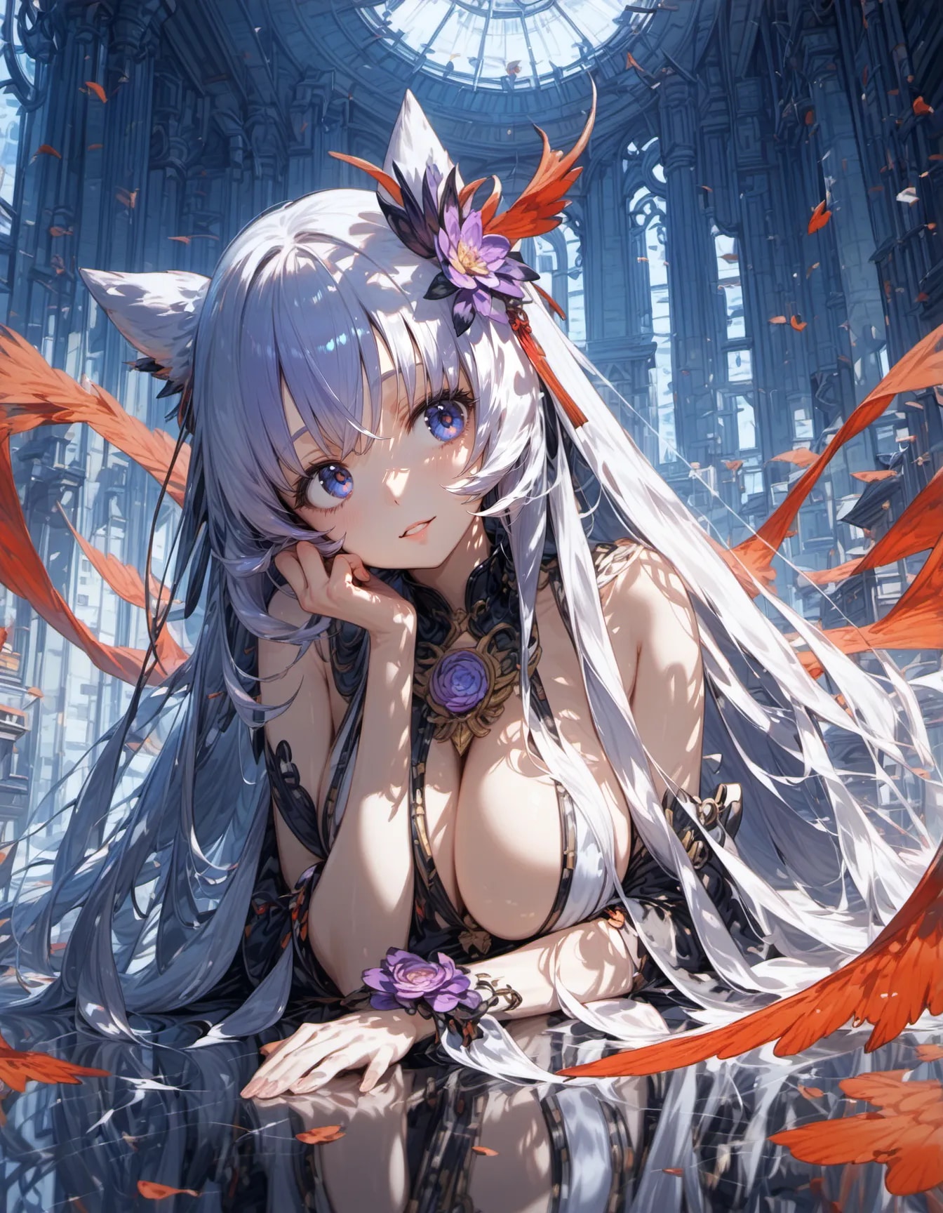 The Rose of Frozen Feathers