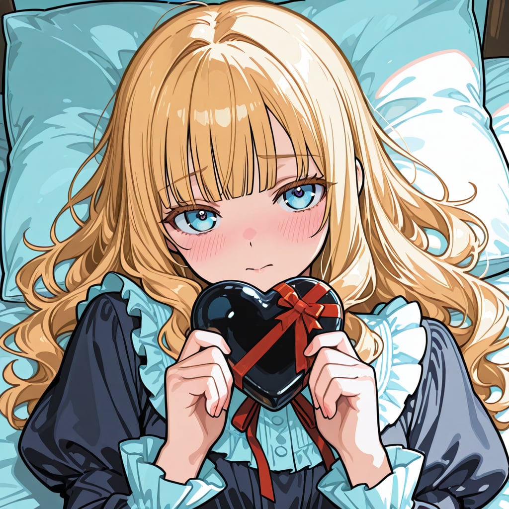 渡せない、ベッドの上のためらいチョコ