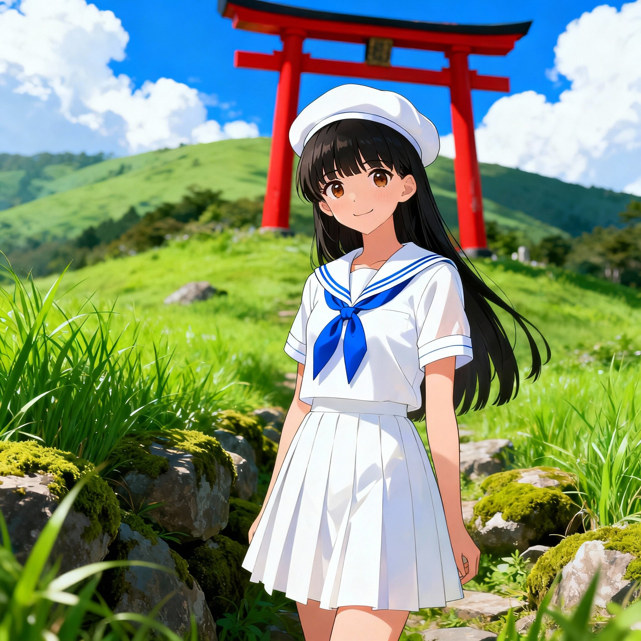 山上の鳥居 | の人気AIイラスト・グラビア