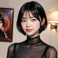 黒レオタードLoraでポロリ 7枚目