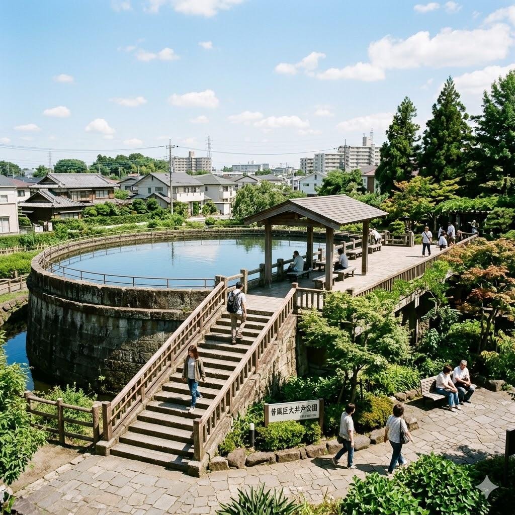 井戸の上の公園