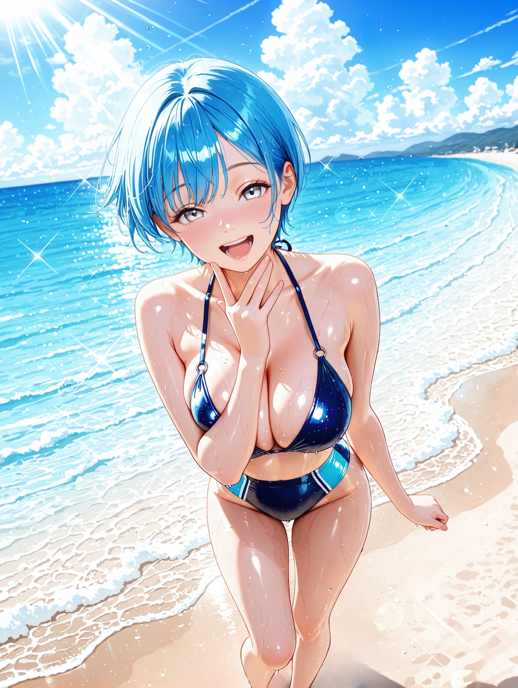 Smiles bursting on the sparkling sandy beach　2025/11/19