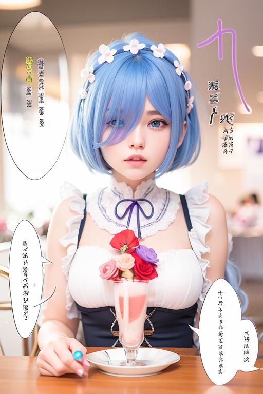 レムコスプレイヤーさん、カフェでAI語を話し始めてしまうｗ 日本語でおｋ