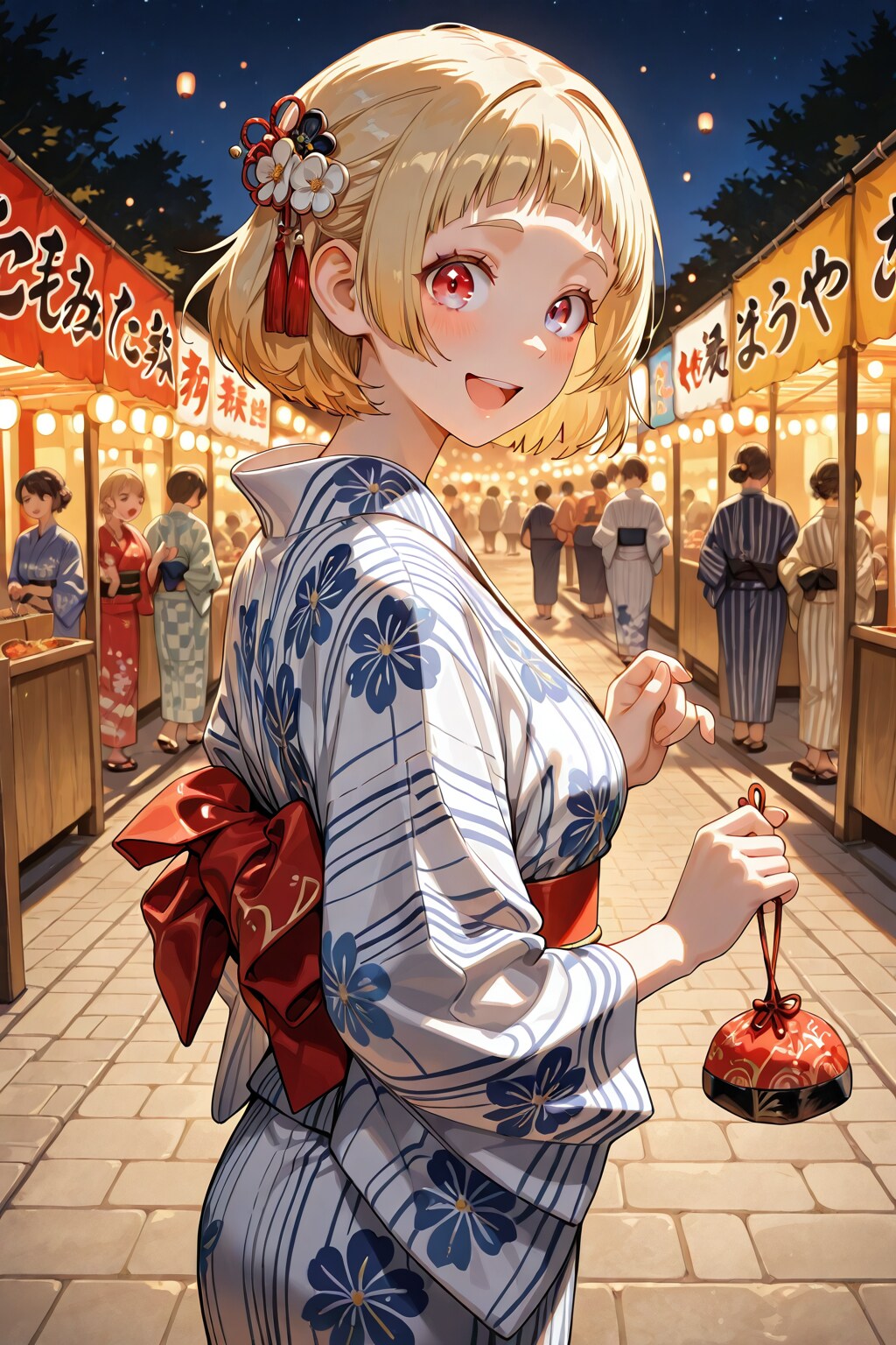 屋台巡りしよっ(≧▽≦)