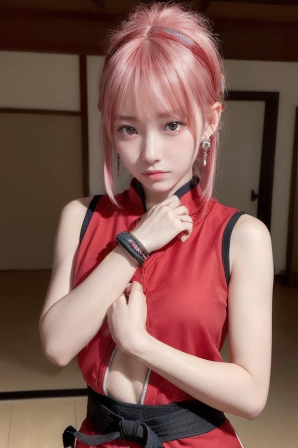 カンフー道場の看板娘