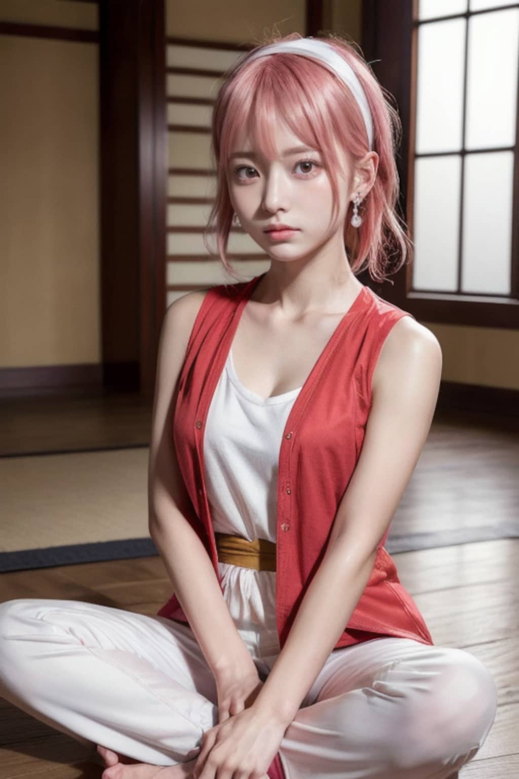 カンフー道場の看板娘