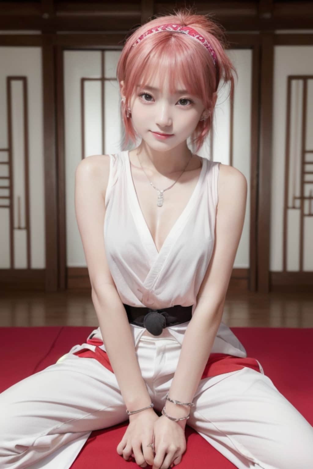 カンフー道場の看板娘