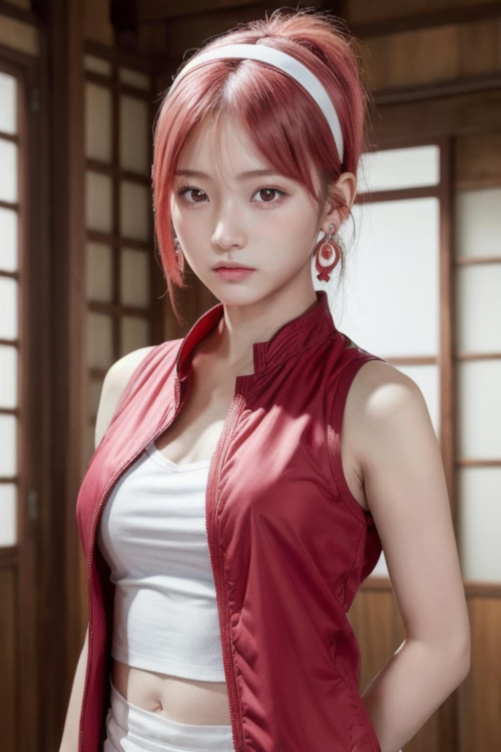 カンフー道場の看板娘