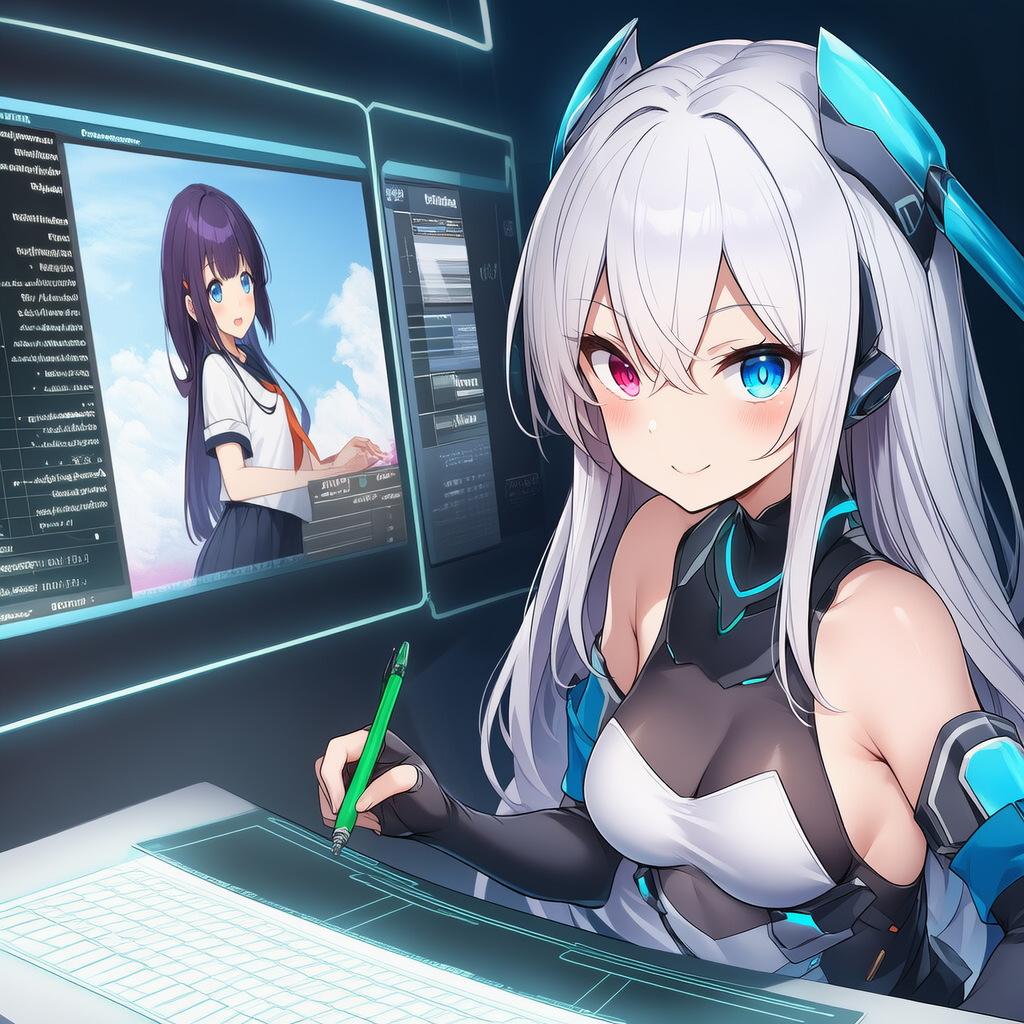 うちの担当AIちゃん　NovelAI