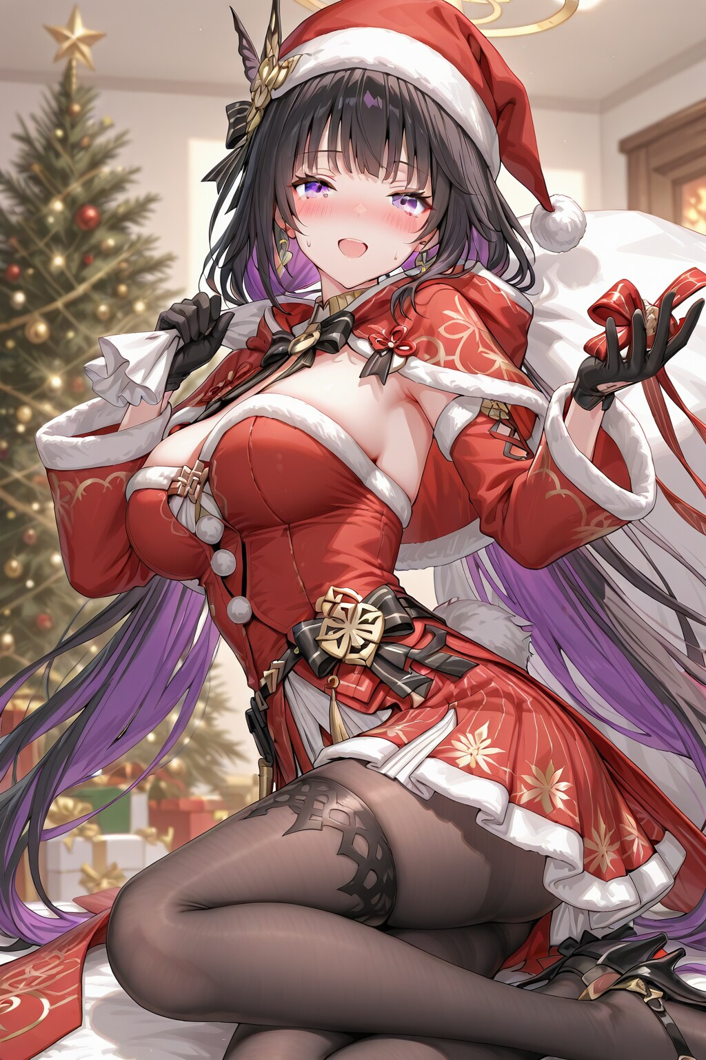 サンタ娘の美女ン