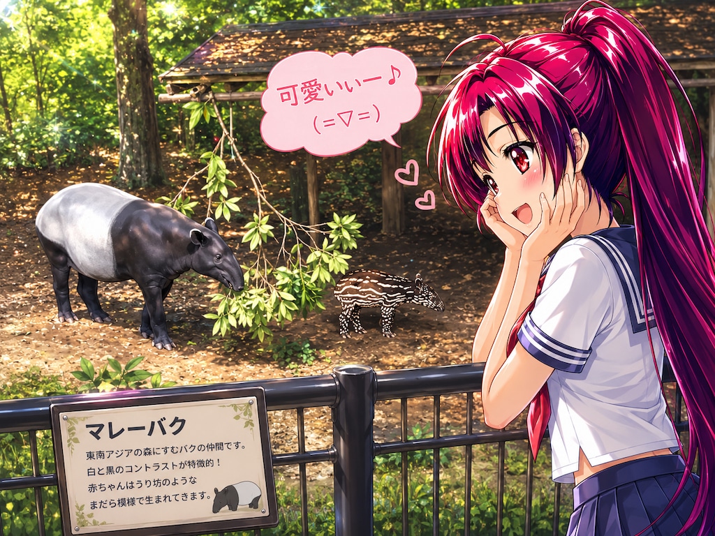 動物園は最高だぜ！(入場料安い的な意味で)
