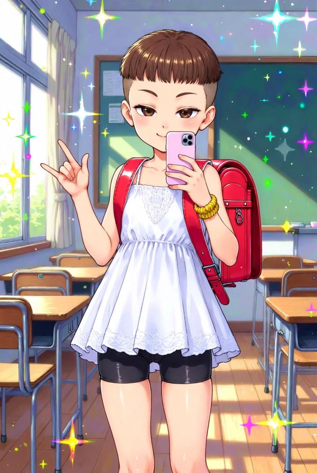 ぱっつんクラスメイト　フィギア