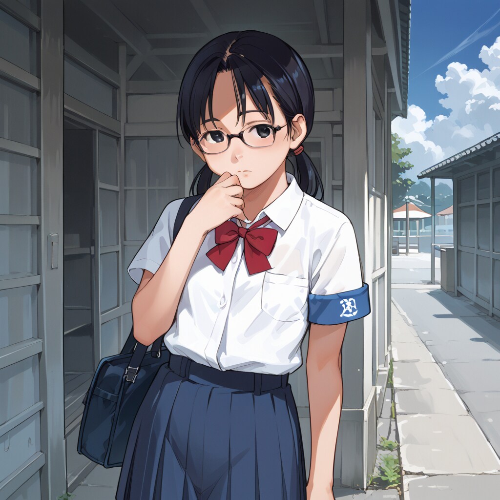 なにしてるんですか？ここは通学路ではないですよ？
