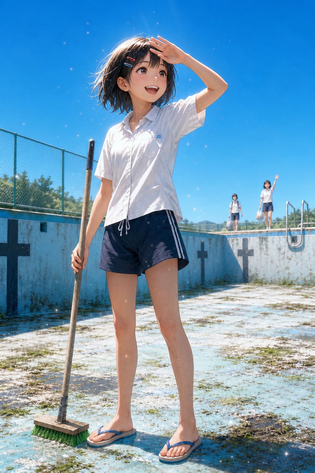 プール掃除の日