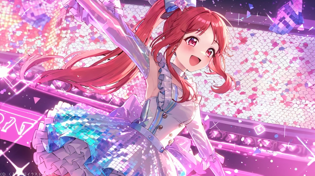 ❶ Pop Sound Blossom  凛紅アイマス風アイドル衣装