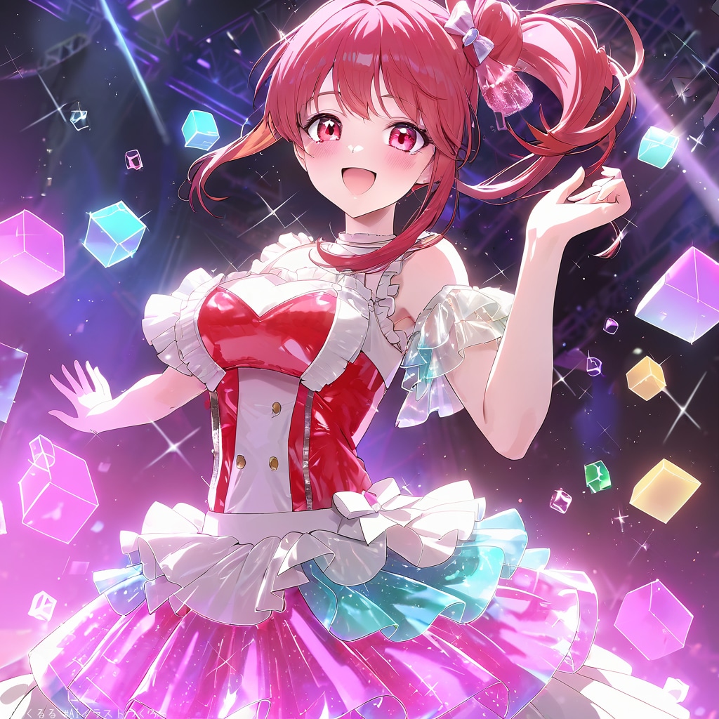 ❶ Pop Sound Blossom  凛紅アイマス風アイドル衣装