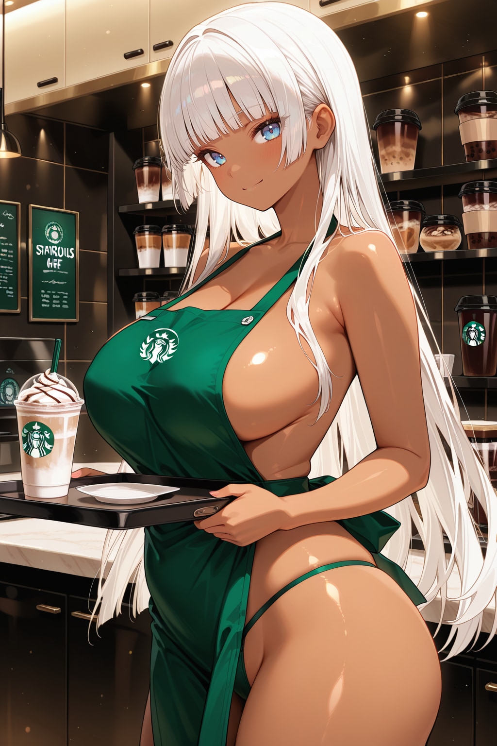 あら、お客様♪ 今淹れたばかりの熱々のコーヒー…一口、味わってみませんか？