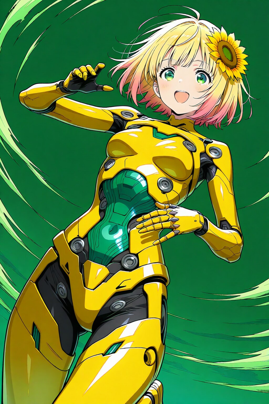 ちちぷい生成メカ娘　ひまわり1