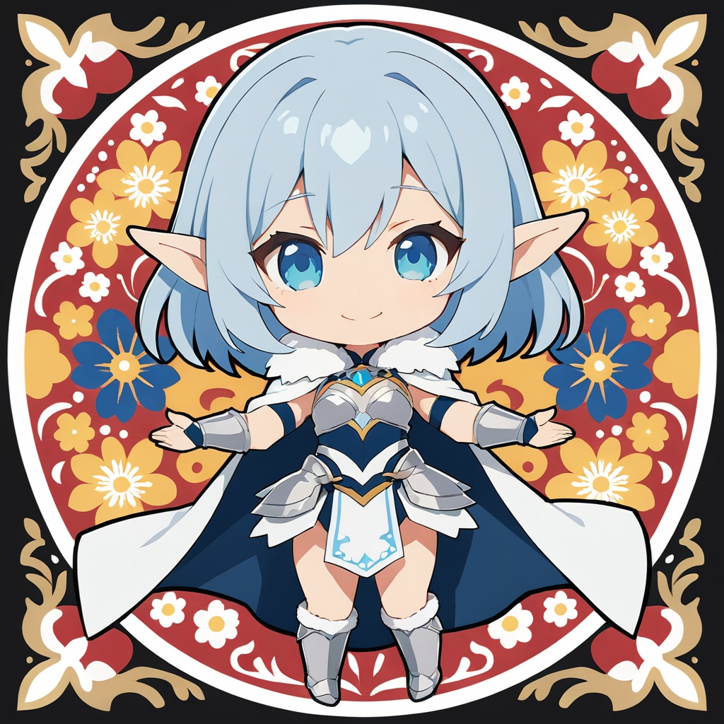 ちびエルフさん 銀 02 | の人気AIイラスト・グラビア