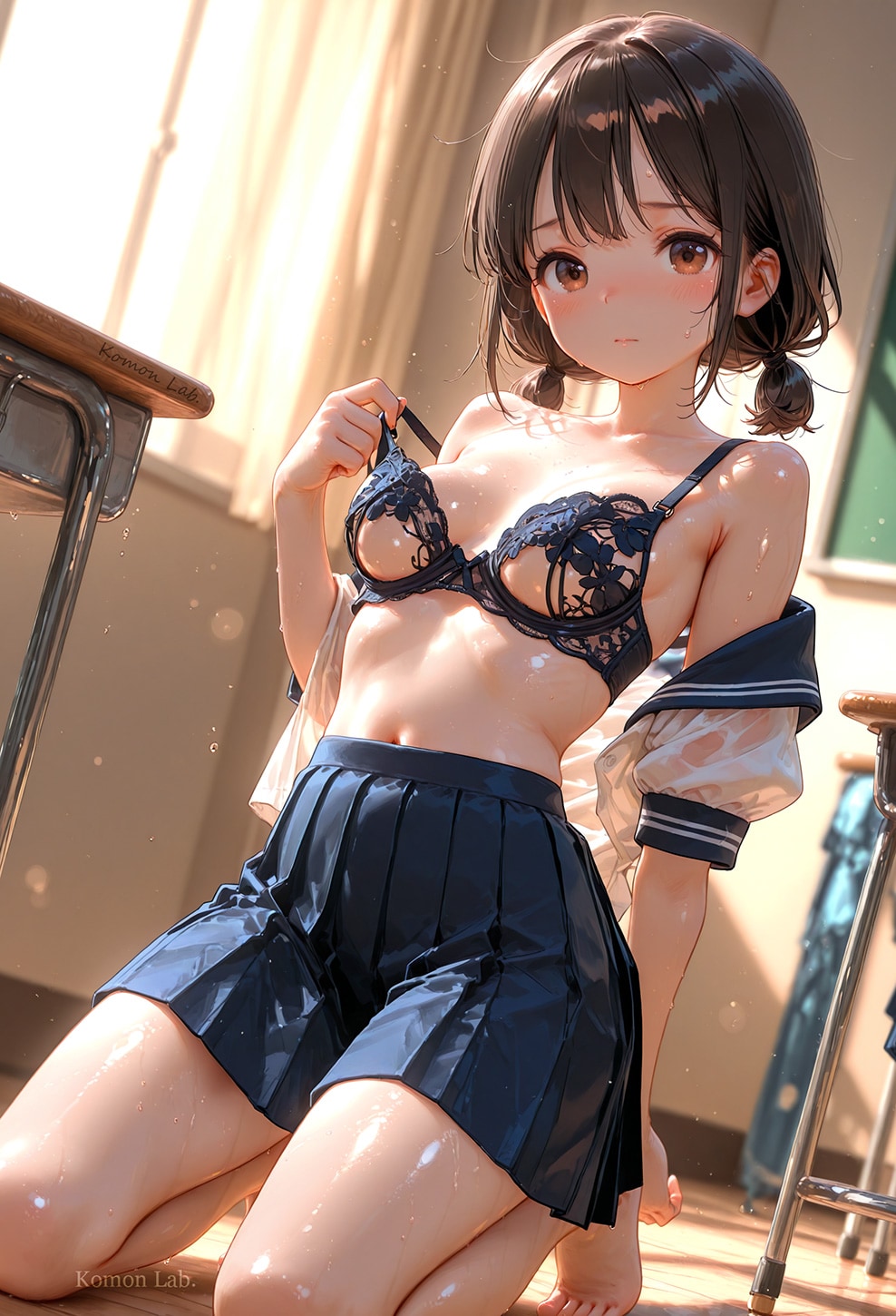 最近暑いね(;´Д`A ```